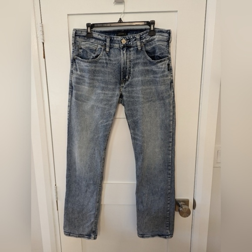 Silver Allen Slim Fit Jeans 32W×30L